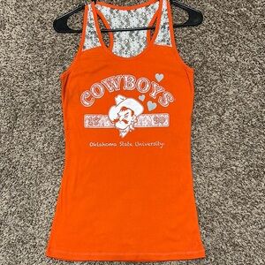 Oklahoma State University Women's Red Tank Top